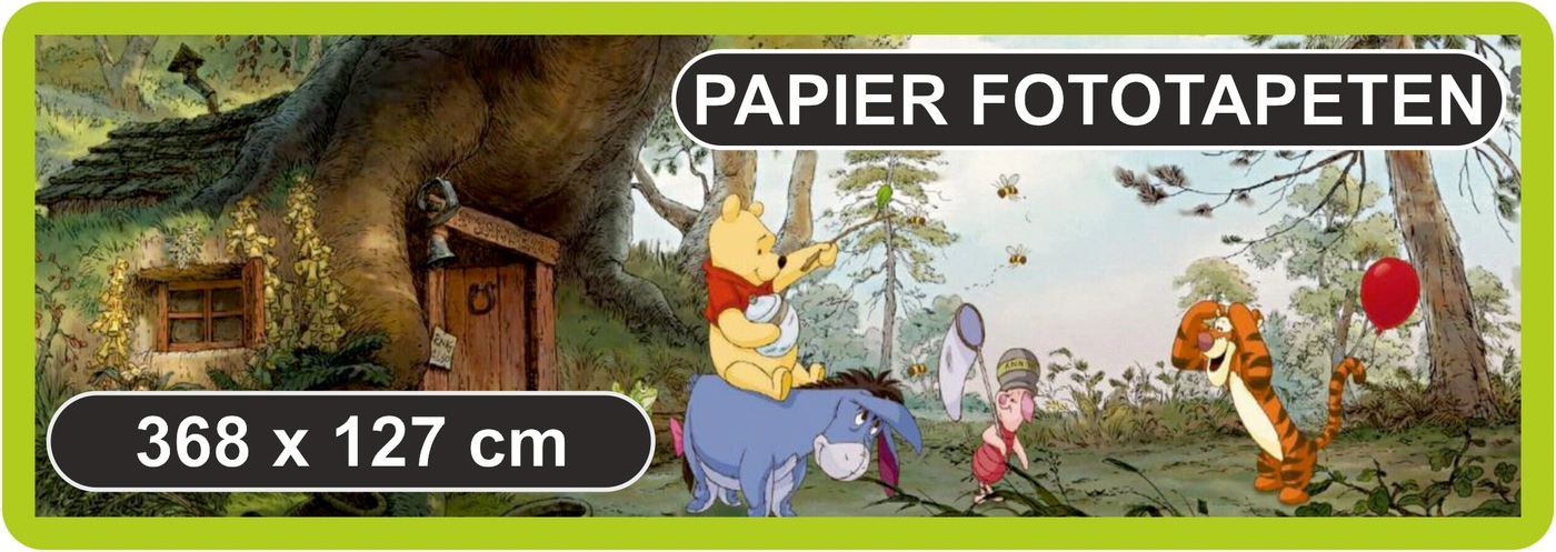 Komar Fototapeten 4-blättrige Format 368 x 127 cm